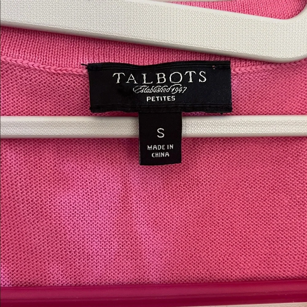 Talbots Petite Ruffled Sweater size small